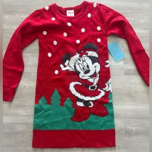 Disney Minnie Mouse Christmas Sweater Dress